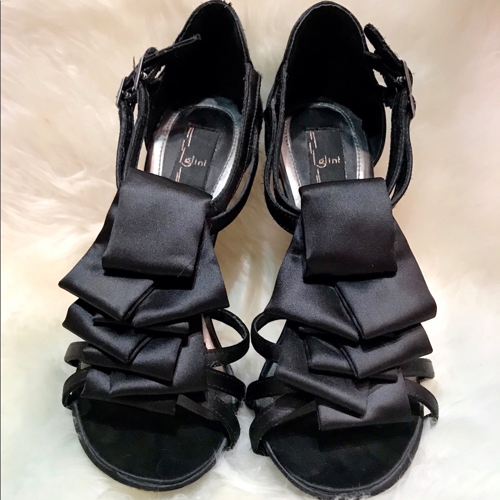 Glint Satin Heels - Size 6